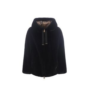 Herno Faux Fur Hooded Jacket Women